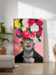 Frida-Kahlo-Beautiful-Pink-Roses-A4-USA-FINALL-A